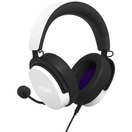 NZXT AP-WCB40-W2 Auriculares con Micrófono Alámbrico DTS, Uso Recomendado para Juego, Color Blanco
