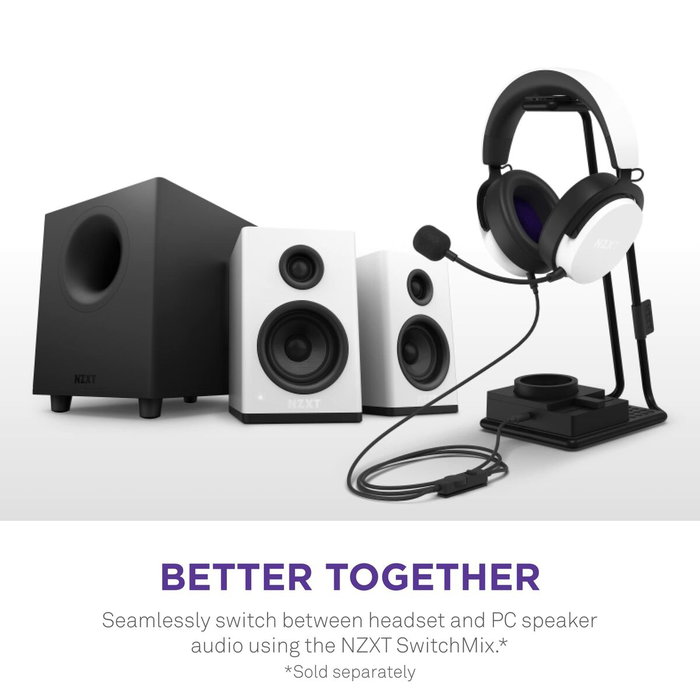 NZXT Relay Auriculares Gaming AP-WCB40-W2 Blanco