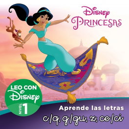 CLIPER Jasmín. Aprende las letras c/q, g/gu, ce, ci, z (Leo con Disney - Nivel 1)