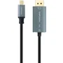 Nanocable Cable Conversor USB-C a DisplayPort 8K 2m Negro 10.15.5022 - Compatible 7680x4320 60Hz, 4K 144Hz, HDR10, HDR10+, macOS, Windows