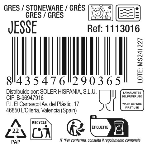 Inde Taza de Café Jesse 90ml Surtido 3 Colores