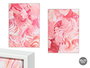 Giftdecor Cuadro Lienzo Marco Blanco Aguas Rojas 50x70 cm (Set de 2)