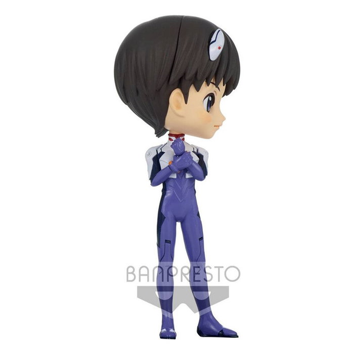 Banpresto Figura Q Posket Shinji Ikari Plugsuit Style Ver.A 14cm Evangelion PVC Coleccionable