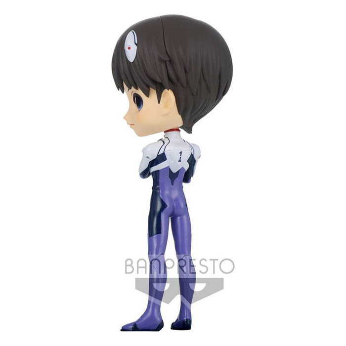 Banpresto Figura Q Posket Shinji Ikari Plugsuit Style Ver.A 14cm Evangelion PVC Coleccionable