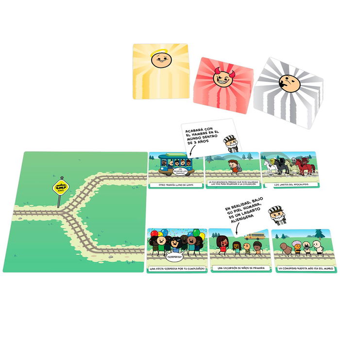 Asmodee Juego Tranvía Mortal Ldgtbt01Es: Dilemas Morales y Homicidios para Mayores de 16 Años