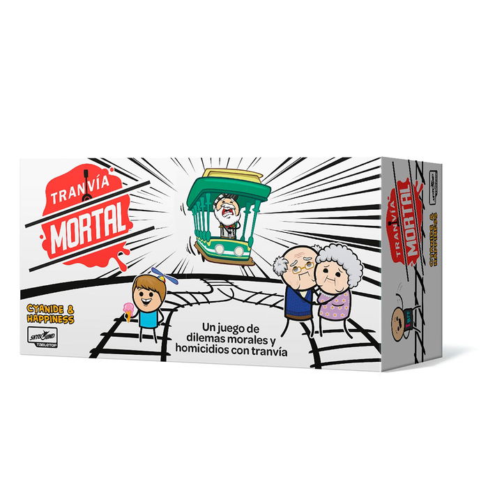 Asmodee Juego Tranvía Mortal Ldgtbt01Es: Dilemas Morales y Homicidios para Mayores de 16 Años