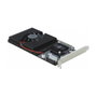 DeLOCK 90409 Tarjeta PCI Express x8/x16 para 4 Unidades NVMe M.2 Internas - PCIe 3.0, Enfriamiento Activo con Ventilador, Compatible con Windows y Linux