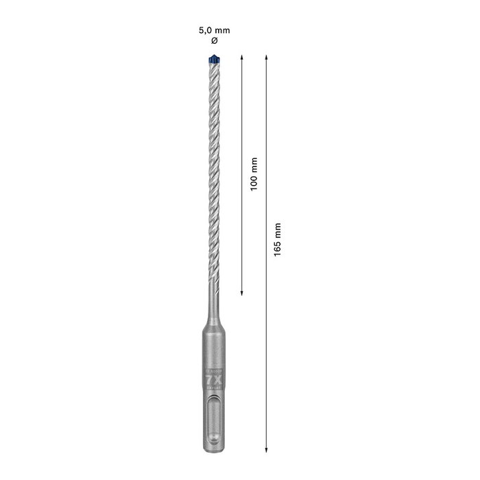 Bosch SDS plus-7X EXPERT 5x100x165mm Bosch SDS plus-7X EXPERT 5x100x165mm