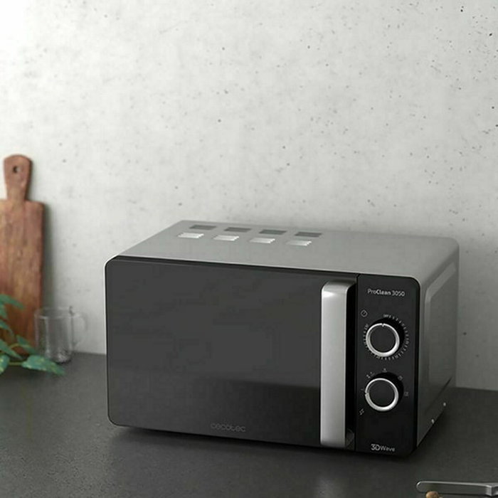 Cecotec ProClean 3050 Microondas de 20 L, 700 W, Negro