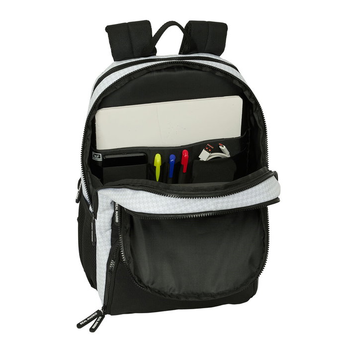 Mochila de Pádel Real Madrid C.F. 24/25 Blanco Gris