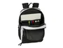 Safta Mochila Padel Real Madrid Equipación 24/25, Negro, Dimensiones: 42 x 30 x 17 cm