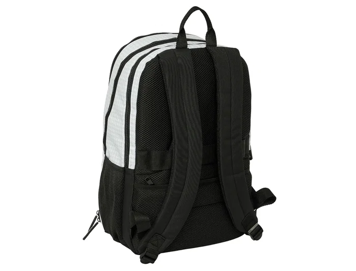Safta Mochila Padel Real Madrid Equipación 24/25, Negro, Dimensiones: 42 x 30 x 17 cm