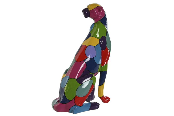 DKD Home Decor Figura Pantera Multicolor Resina 18 x 41 x 25 cm DKD Home Decor Figura Pantera Multicolor Resina 18 x 41 x 25 cm