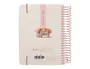 Liderpapel Agenda 2025 Santorini Cherry Blossoms Día Página A6 Espiral