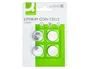 Q-connect Pila Boton Litio CR2032 3V Blister 4 Unidades