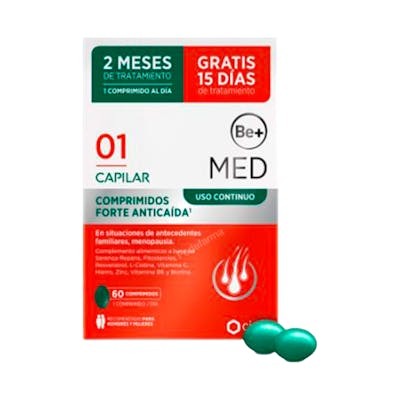 BE+ Med Capilar Uso Continuo Forte 60 Comp