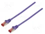 GOOBAY Patch cord S/FTP Cat 6 1m Violeta