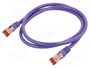 GOOBAY Patch cord S/FTP Cat 6 1m Violeta
