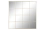 DKD Home Decor Espejo de Hierro y Cristal Diseño Ventana Beige