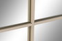 DKD Home Decor Espejo de Hierro y Cristal Diseño Ventana Beige