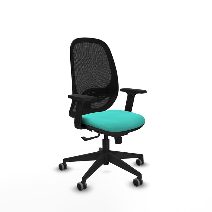 PIQUERAS Y CRESPO Silla de oficina Cilanco Turquesa y Negro PIQUERAS Y CRESPO Silla de oficina Cilanco Turquesa y Negro
