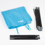 Aktive Carpa plegable para playa azul