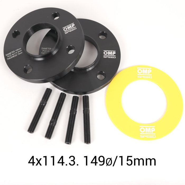 OMP Speed Juego de Separadores Doble Centraje 15mm 4x114.3