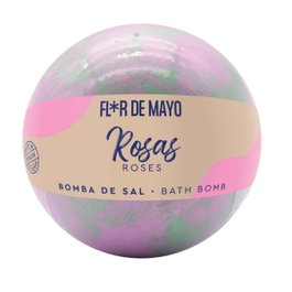 Flor De Mayo Bomba Sal Efervescente Rosas 200g
