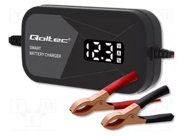 QOLTEC Cargador de Baterías 2A para AGM, GEL y Plomo-Ácido