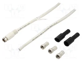 GOOBAY Cable Coaxial de 30m con Conectores F en Ambos Lados