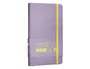 Antartik Cuaderno A6 Tapa Blanda Cuadriculado Morado y Amarillo 100 Hojas 80gr FSC