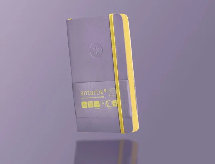 Antartik Cuaderno A6 Tapa Blanda Cuadriculado Morado y Amarillo 100 Hojas 80gr FSC Antartik Cuaderno A6 Tapa Blanda Cuadriculado Morado y Amarillo 100 Hojas 80gr FSC