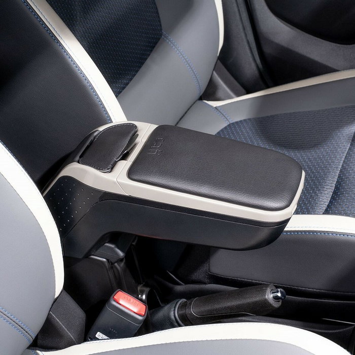 Armster Reposabrazos 2 para Skoda Fabia 2022- en Polipiel Gris