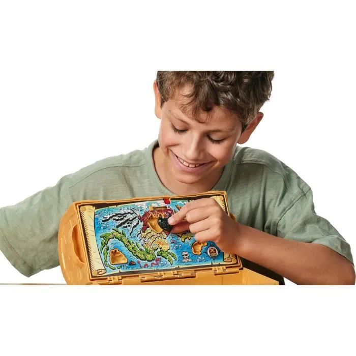 Moose Toys Cofre del Tesoro del Reino de los Dragones MOO0630996417904 Cofre interactivo con figuras y tesoros