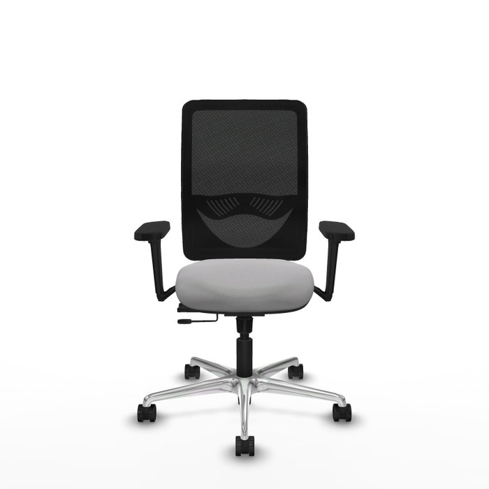 PIQUERAS Y CRESPO Silla de oficina Zulema Gris claro/Negro PIQUERAS Y CRESPO Silla de oficina Zulema Gris claro/Negro