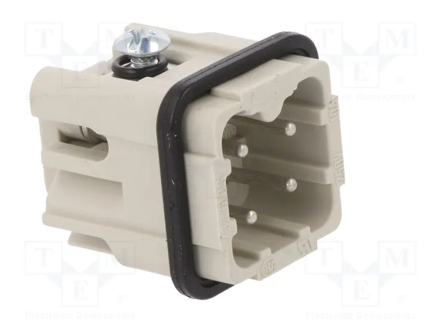 WIELAND Conector HDC macho 4 pines tamaño 3
