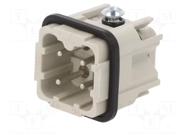 WIELAND Conector HDC macho 4 pines tamaño 3