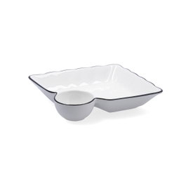 Quid Plato Dipear Gastro Black 19,5x18,5 cm (12 Unidades)