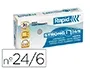 Rapid Grapas 24/6 Strong Galvanizadas Caja de 1000 Unidades Rapid Grapas 24/6 Strong Galvanizadas Caja de 1000 Unidades