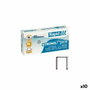 Rapid Grapas 24/6 Strong Galvanizadas - Set de 10 Cajas de 1000 Unidades
