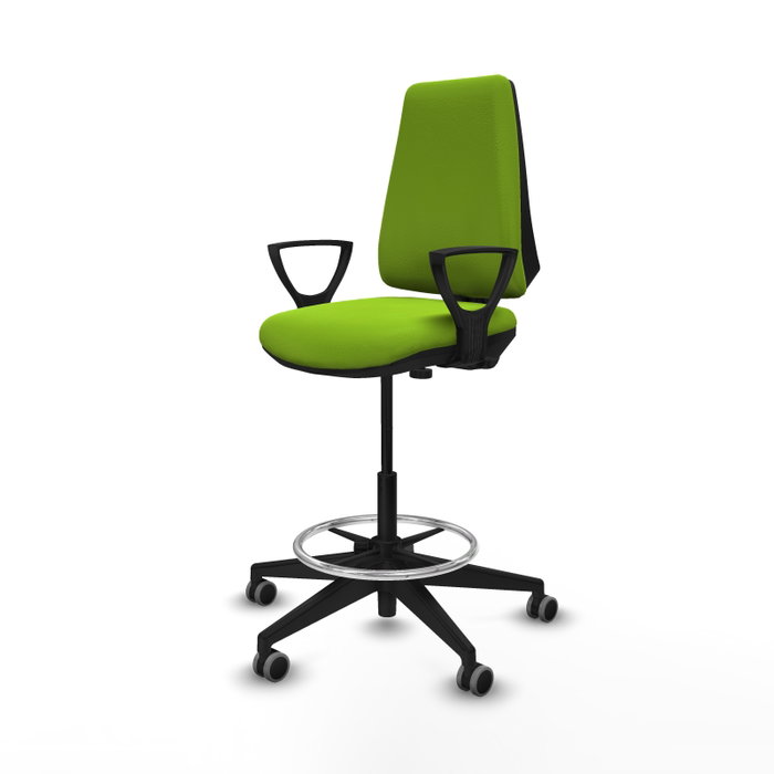PIQUERAS Y CRESPO Taburete Elche CP Pistacho con Brazos Fijos PIQUERAS Y CRESPO Taburete Elche CP Pistacho con Brazos Fijos