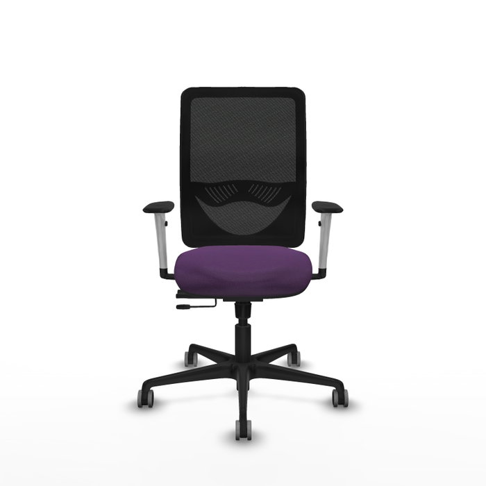 PIQUERAS Y CRESPO Silla de oficina Zulema Morada con mecanismo Sincro/Traslack