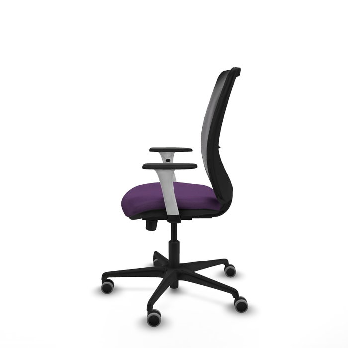 PIQUERAS Y CRESPO Silla de oficina Zulema Morada con mecanismo Sincro/Traslack
