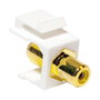 LogiLink Keystone Verbinder RCA hembra a RCA hembra, amarillo