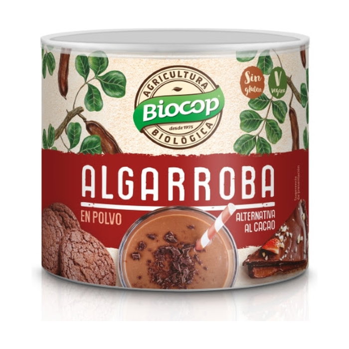 Biocop Algarroba en Polvo 250g - Harina de Algarroba Bio, Alternativa Saludable al Cacao Biocop Algarroba en Polvo 250g - Harina de Algarroba Bio, Alternativa Saludable al Cacao