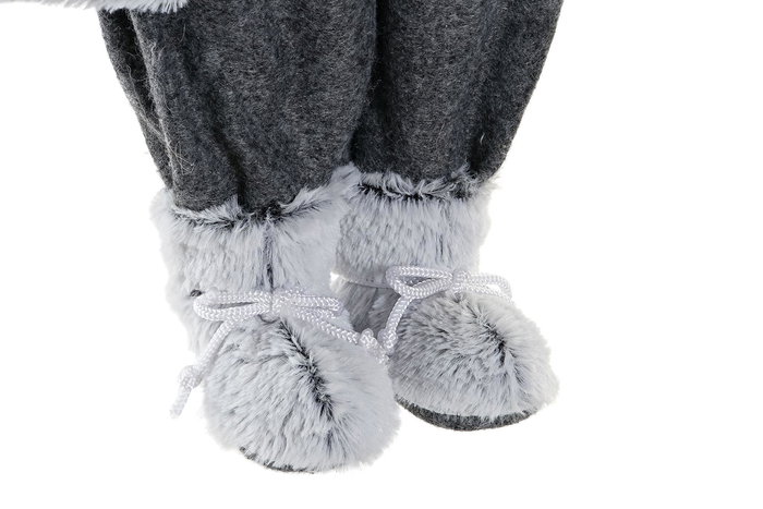 DKD Home Decor Figura Navidad Fantasia Rosa Gris 13 x 47 x 30 cm