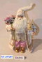 DKD Home Decor Figura de Poliéster y PVC Rosa y Gris 47x30x13 cm