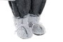 DKD Home Decor Figura de Poliéster y PVC Rosa y Gris 47x30x13 cm