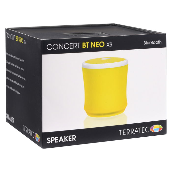 TERRATEC Aktivbox CONCERT BT NEO xs wireless gelb Altavoz Bluetooth Inalámbrico Amarillo