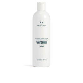 The Body Shop White Musk Loción Corporal 400 ml - Fragancia Floral Fresca, 91% Ingredientes Naturales, Vegano, Hidratante con Manteca de Karité